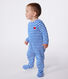 Gestreepte babypyjama in tubic met sluiting op de rug