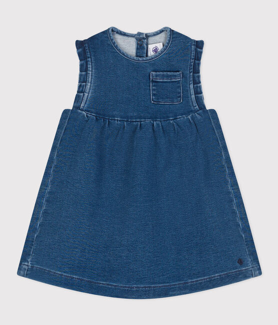 Ecovriendelijke denim babyjurk blauw BLEU DELAVE