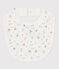 Katoenen babyslabbetje met print wit MARSHMALLOW/wit MULTICO