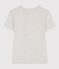 L'Iconique, effen katoenen T-shirt voor dames grijs BELUGA CHINE