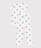 Katoenen kinderpyjama met bloemenprint MARSHMALLOW/ SPI/ MULTICO