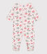 Katoenen babypyjama met bloemenprint