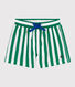 Zwemshort voor baby's met strepenprint