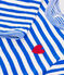 Gestreepte babypyjama in tubic met sluiting op de rug PERSE/ AVALANCHE